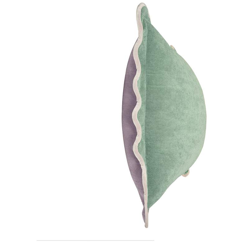 Image 3 Tamara Day Sophie 22" x 22" Seafoam, Lavender & Cream Down Fill Pillow more views