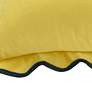 5_Tamara Day Sophie 22" x 22" Yellow & Blue Down Fill Pillow more views