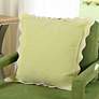 1_Tamara Day Sophie 22" x 22" Yellow, Grey & Light Pink Down Fill Pillow