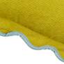 6_Tamara Day Sophie 22" x 22" Yellow, Red & Light Blue Down Fill Pillow more views