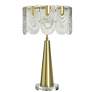2_Tamara Day Verena 28" High Polished Brass Steel Table Lamp With Clear Shade