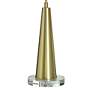4_Tamara Day Verena 28" High Polished Brass Steel Table Lamp With Clear Shade more views