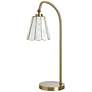 1_Tamara Day Verity 24"H Brass Table Lamp With Brass & Capiz Formica Shade