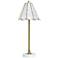 Tamara Day Verity 26"H White Marble Table Lamp With Brass & Capiz Shade