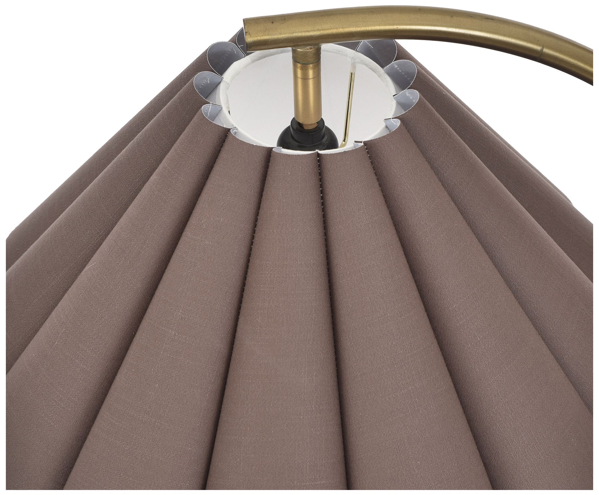 Image 6 Tamara Day Vivienne 61"H White Marble & Brass Floor Lamp more views