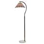 2_Tamara Day Vivienne 64"H White Marble & Black Floor Lamp With Grey Shade more views