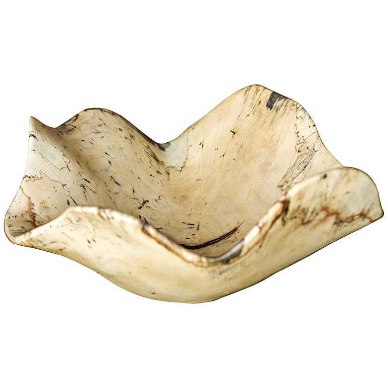 Image 1 Tamarine 15 3/4 inch Wide Modern Wood Bowl by Uttermost