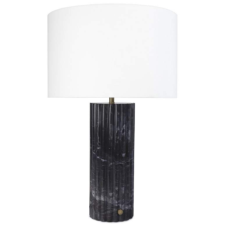 Image 1 Tambour Marble Table Lamp
