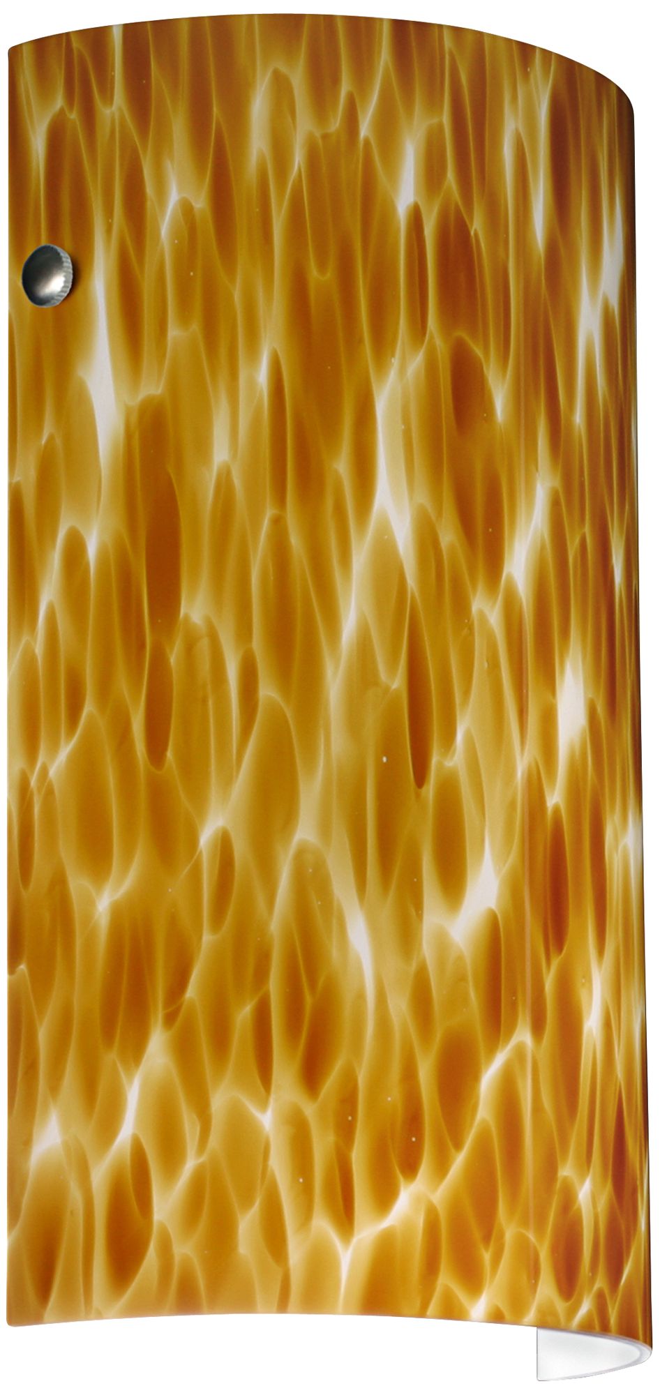 Tamburo 11 3/4" High Amber Clour/Satin Nickel Wall Sconce