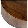 3_Tamia 42" Round Wooden Coffee Table - Chestnut more views