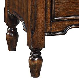 Image5 of Tamryn 24" Wide Brown Cherry 2-Drawer Accent Table more views