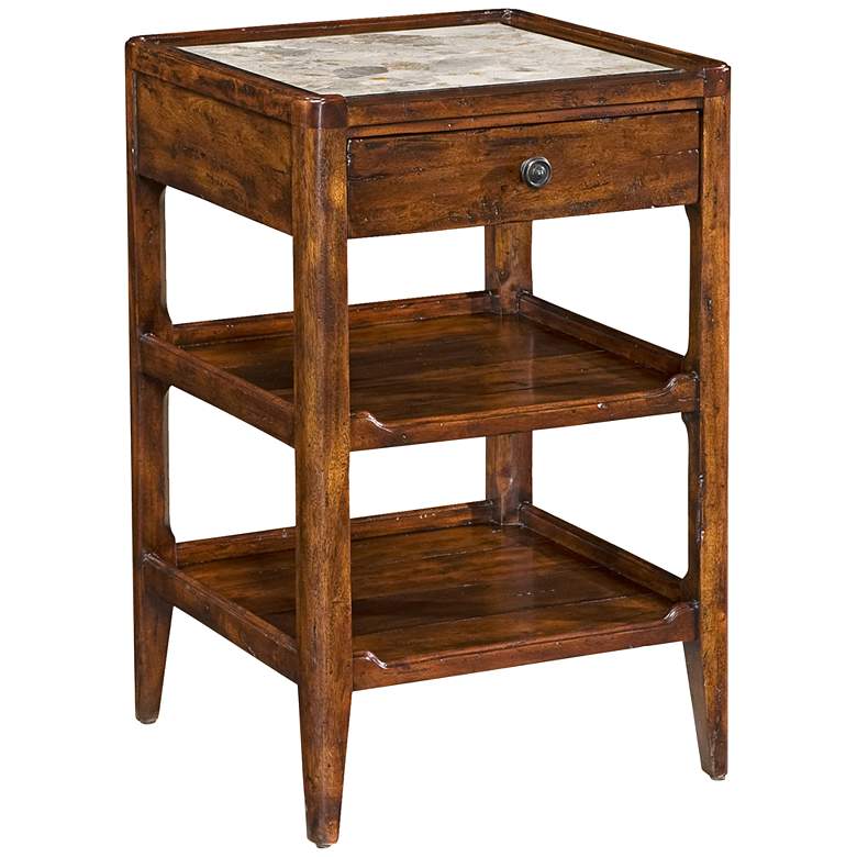 Image 1 Tamworth 18" Wide Reclaimed Wood Accent Table