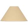 Tan Kraft Paper Hardback Empire Lamp Shade 6x19x12 (Spider)