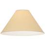 Tan Kraft Paper Hardback Empire Lamp Shade 6x19x12 (Spider)