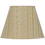 Tan Muted Floral Naturals Empire Lamp Shade 6x12x8 (Spider)