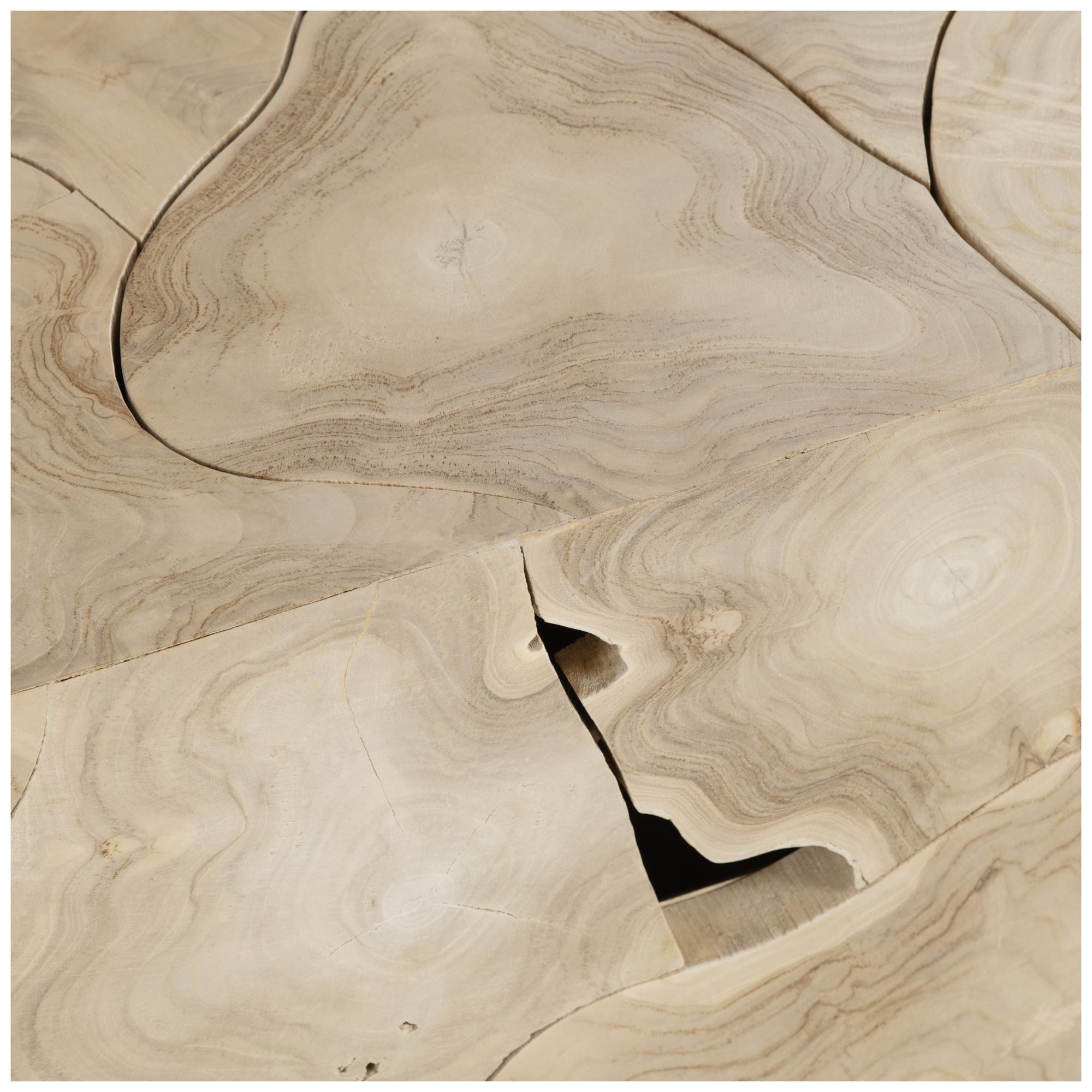 Image 3 Tan Solid Wood Rectangle Coffee Table_Cocktail Table more views