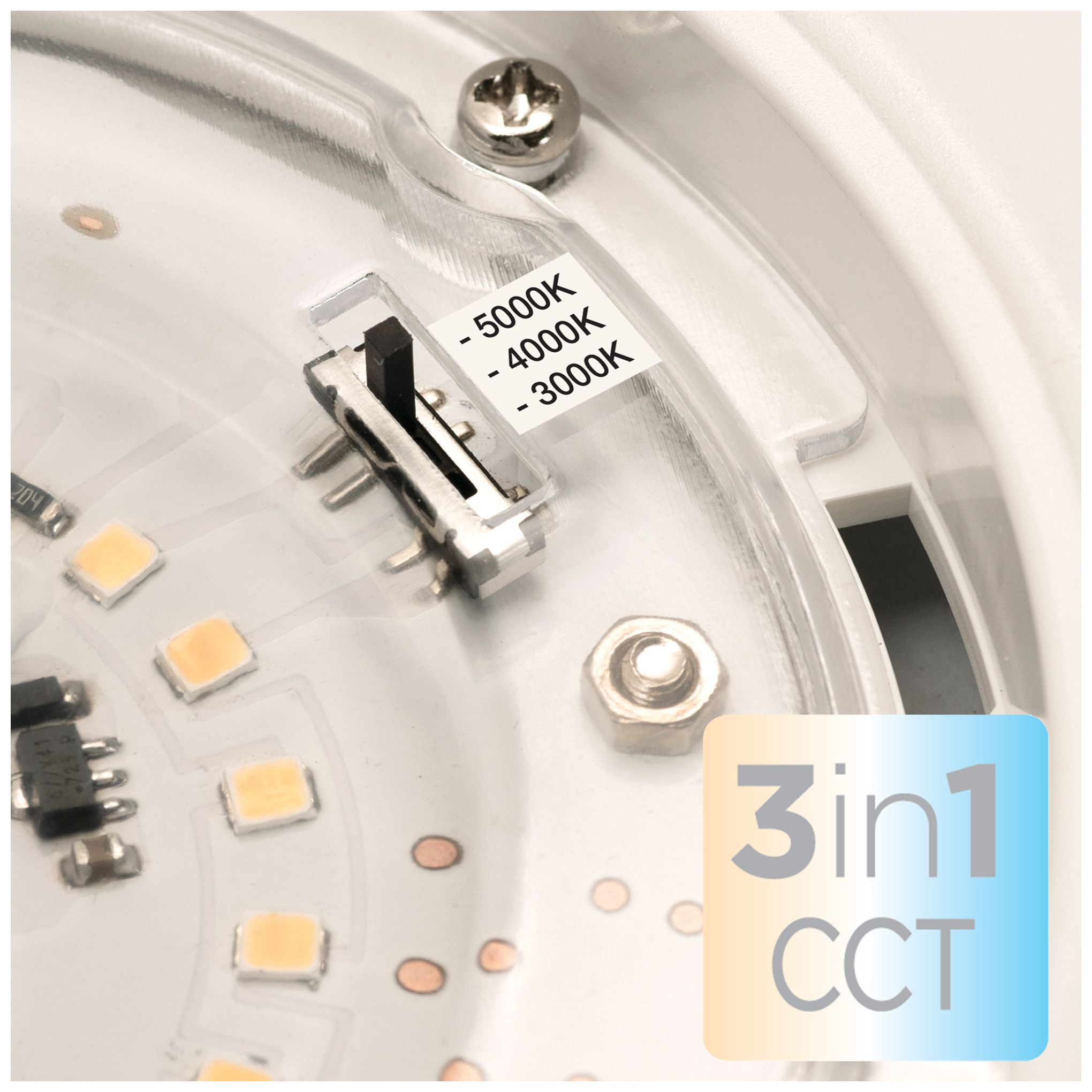 Image 6 Tana White Flush Mount more views