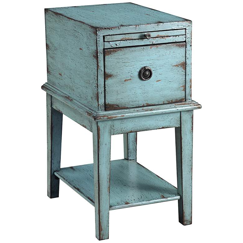 Image 1 Tandi Distressed Blue End Table