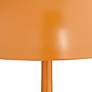 Tangelo 18" High Orange Metal Mushroom Dome Accent Table Lamp