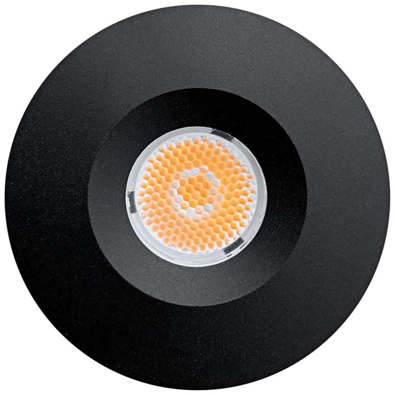 Image 1 Tanger 1 3/4"W Black LED Recessed Mount Under Cabinet Light