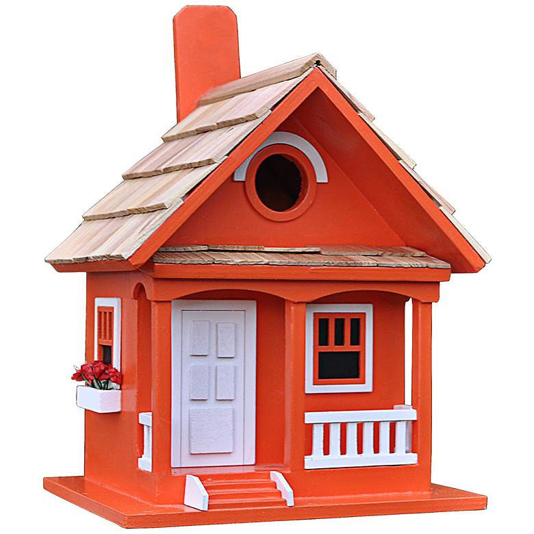 Image 1 Tangerine Cottage Birdhouse