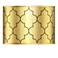 Tangier Gold Metallic Giclee Lamp Shade 13.5x13.5x10 (Spider)