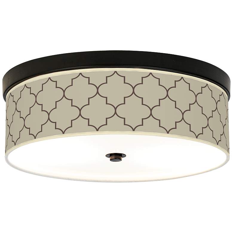 Image 1 Tangier Taupe Energy Efficient Bronze Ceiling Light