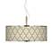 Tangier Taupe Giclee Glow 20" Wide Pendant Light