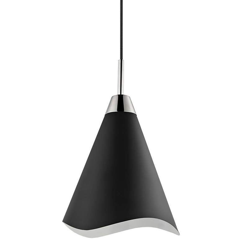 Image 2 Tango 12" Wide Polished Nickel Mini Pendant