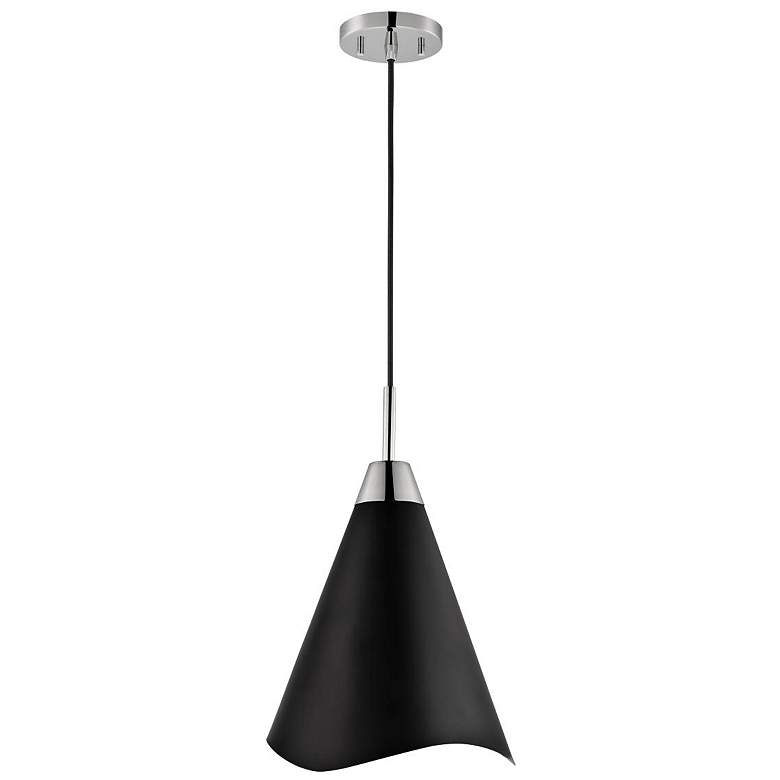 Image 6 Tango 12" Wide Polished Nickel Mini Pendant more views