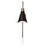 5_Tango 14" High Burnished Brass with Matte Black Wall Sconce more views