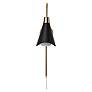 7_Tango 14" High Burnished Brass with Matte Black Wall Sconce more views