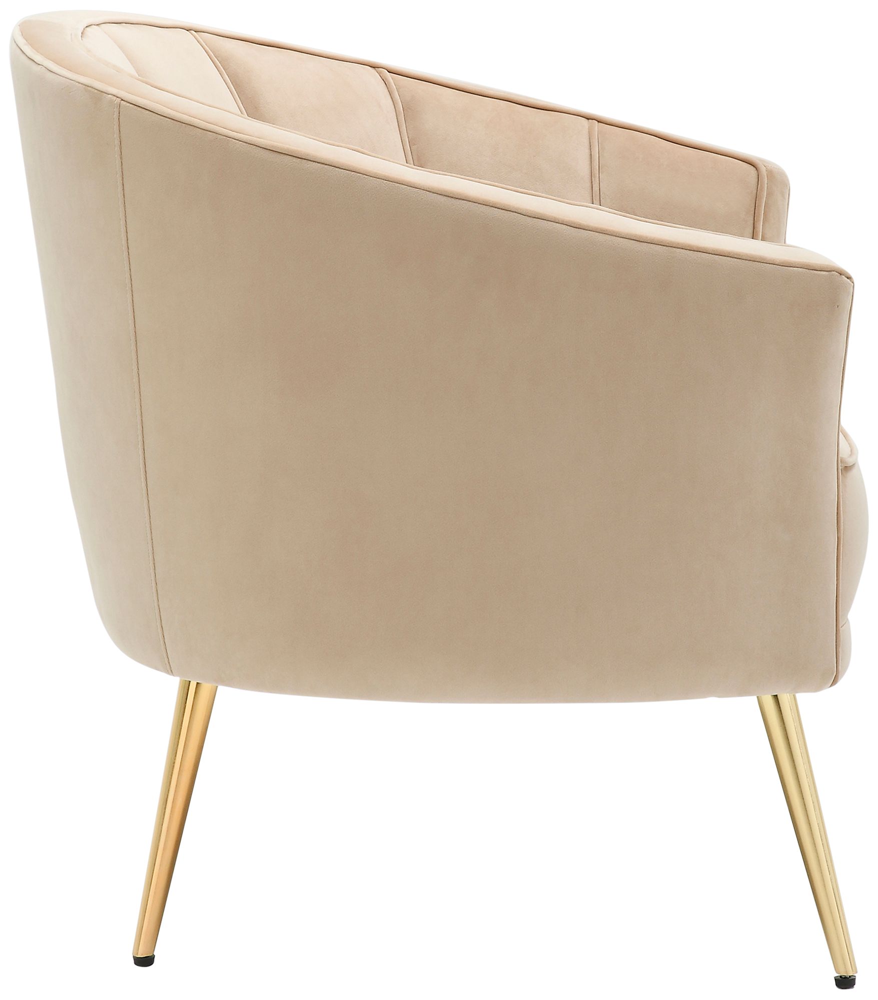 champagne gold accent chair