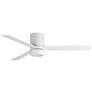 1_Tanker 52" 3-Blade Hugger Fan w LED Light Kit - Matte White