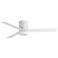 Tanker 52" 3-Blade Hugger Fan w LED Light Kit - Matte White
