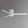 3_Tanker 52" 3-Blade Hugger Fan w LED Light Kit - Matte White more views