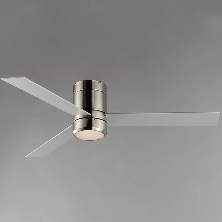 Image 2 Tanker 52" 3-Blade Hugger Fan w LED Light Kit -Satin Nickel more views