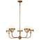 Tannehill 26 1/4" Wide Aged Brass 5-Light Chandelier