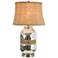 Tannehill Jute Twine Silver Plated Glass Table Lamp