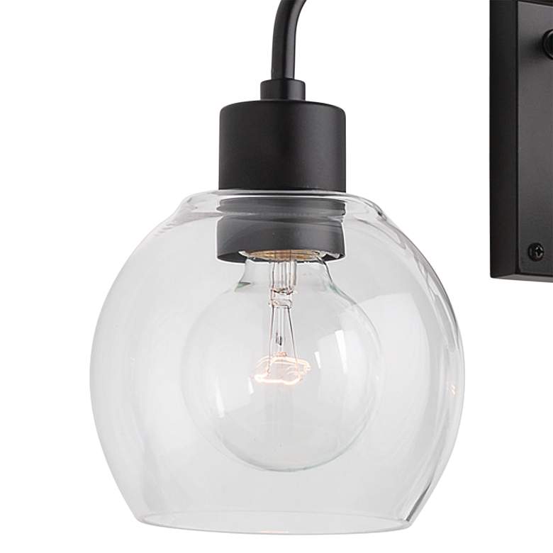 Image 2 Tanner 24 1/2" Wide Matte Black 3-Light Vanity Bath Light more views