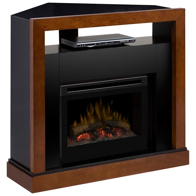 Image 1 Tanner Corner Media Console Electric Fireplace