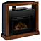 Tanner Corner Media Console Electric Fireplace