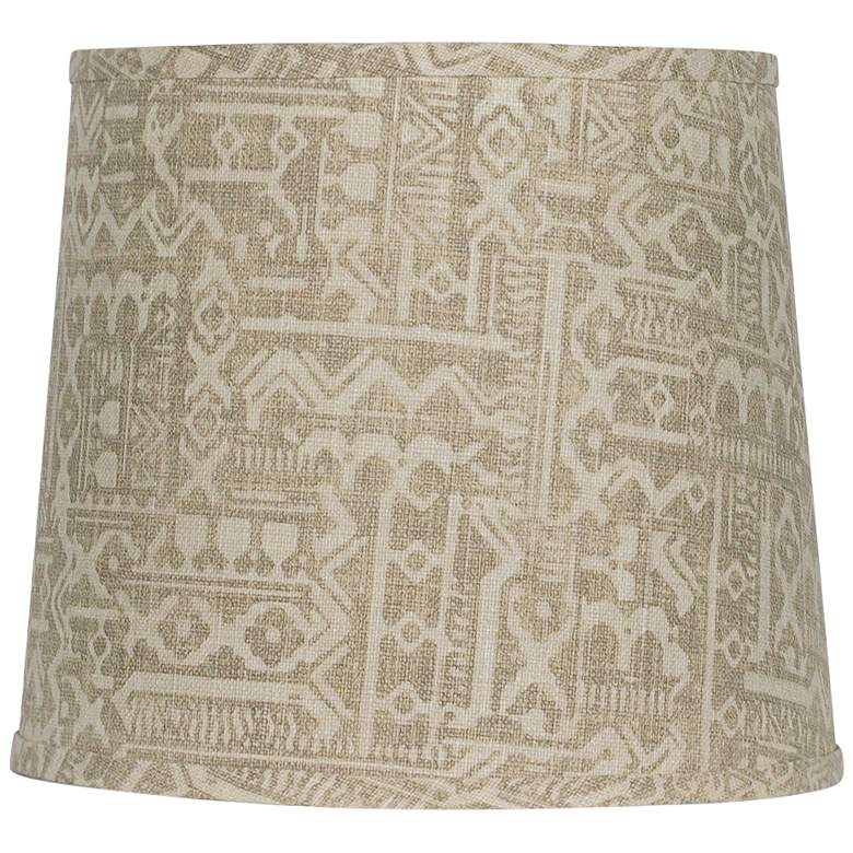 Image 1 Tanner Linen Naturals Drum Lamp Shade 14x16x13 (Spider)