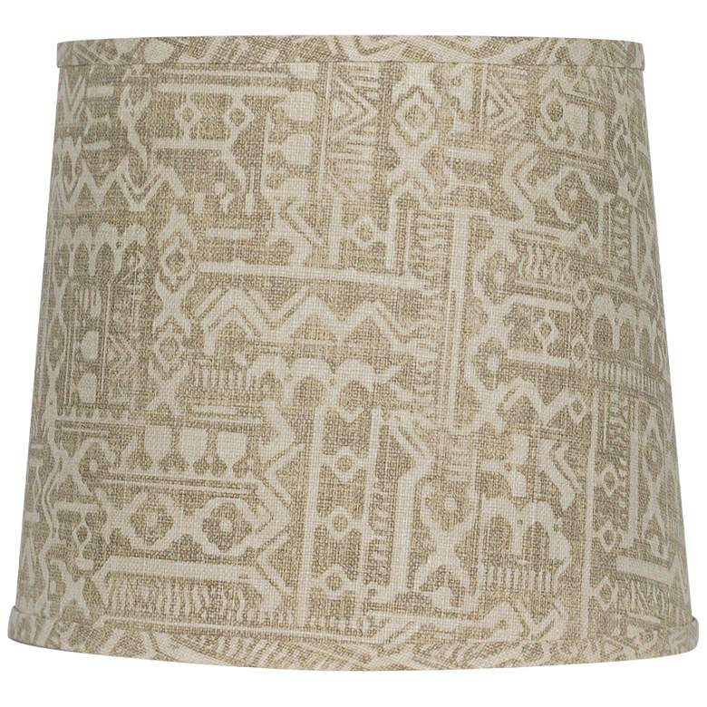 Image 1 Tanner Linen Naturals Drum Lamp Shade 8x10x9 (Washer)