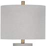 2_Tano Gray Cement and Antique Brass Cylinder Table Lamp more views