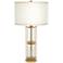 Tansy Antique Brass Table Lamp
