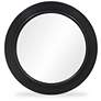 1_Tanya Black Rattan Round Wall Mirror