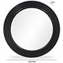 5_Tanya Black Rattan Round Wall Mirror more views