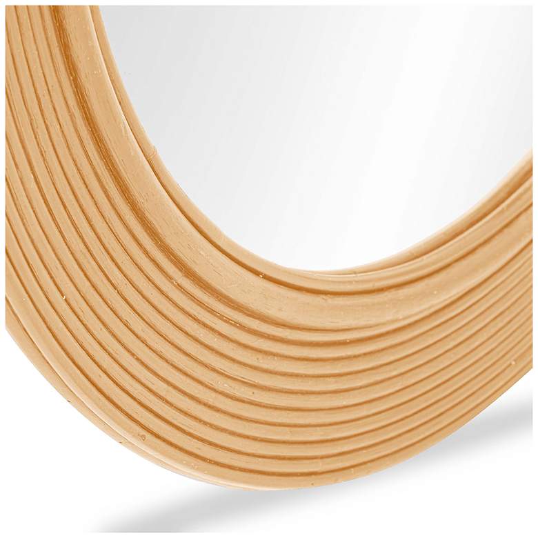 Image 4 Tanya Natural Rattan Round Wall Mirror more views