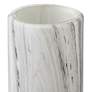 Taos Matte Black &amp; White 11 3/4"H Decorative Vase in scene